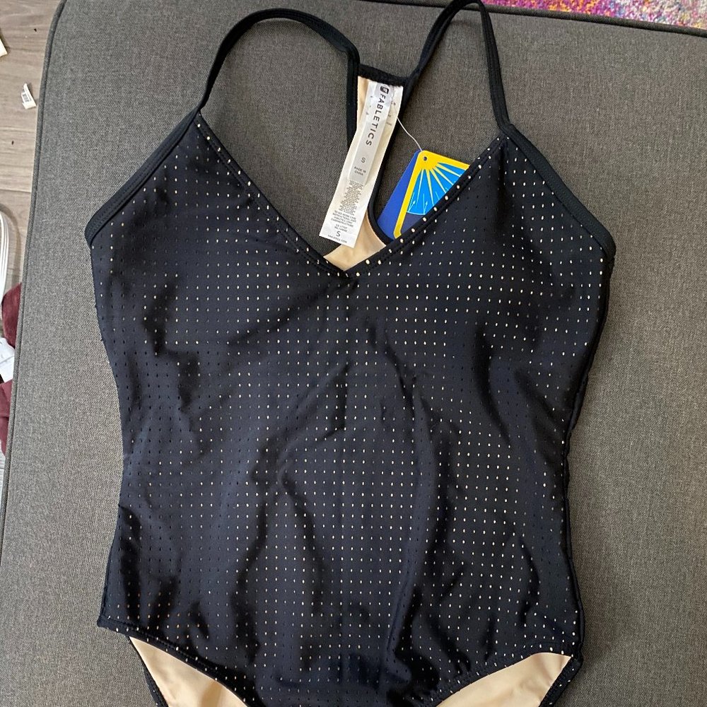 Fabletics Valentina One Piece - Black Swimsuit S